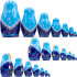 Snegurochka Nesting Dolls Set of 7 pcs - Matryoshka Doll with Snow Maiden Christmas Decorations