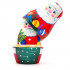 Wooden Santa Figurine Set of 7 Pcs – Hand-Painted Folk Art Toy for Holiday Gift Giving 
