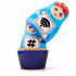 Blue Unusual Computer Matryoshka Nesting Dolls Set of 7 Pcs