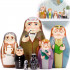 Matryoshka Russian Nesting Dolls On The Motives Stories of Sherlock Holmes 7 pcs Wooden Figurines