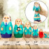 Dentist-Themed Nesting Dolls Set for Children Handcrafted - 7Pcs