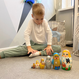 Wizard of Oz Nesting Doll Set of 7 pcs - Matryoshka Dolls with Wizard of Oz Characters
