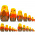 Dinosaur Nesting Dolls Set of 7 pcs - Matryoshka Doll with Dinosaur Figurines