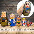 Happy Thanksgiving Russian Nesting Dolls Set of 7 pcs - Russian Dolls for Thanksgiving Decorations