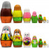 Easter Nesting Dolls Set 7 pcs - Russian Dolls Easter Bunny Decorations
