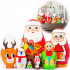 Christmas Nesting Dolls Set 7 pcs - Santa Claus Figurines