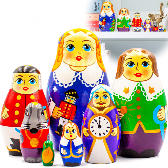 Nutcracker Nesting Dolls Set of 7