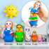 Wooden Matryoshka Nesting Dolls Wizard of Oz Set of 7 pcs