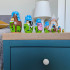 Wooden Nesting Dolls Forest Animals Set of 7 Pcs – Hand-Painted Eco Toy Made of Natural Wood 