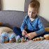 African Savanna Animals, 7 Pieces Wooden Nesting Dolls Set