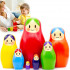 Rainbow Wooden Matryoshka
