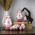 Collectible Series "Traditional Women's Costumes of Belarus": Matryoshka "Malaryta Attire", Set of 7