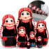 Collectible Series «Traditional Women's Costumes of Belarus»: Matryoshka «Neglyubsky Costume», Set of 7 Pcs