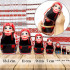 Collectible Series «Traditional Women's Costumes of Belarus»: Matryoshka «Neglyubsky Costume», Set of 7 Pcs