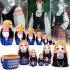 Collectible Series «Traditional Women's Costumes of Belarus»: Matryoshka «Navahrudak Costume», Set of 7