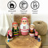 Collectible Nesting Dolls Set — Traditional Women's Costumes of Belarus 7 Pcs