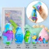 Dinosaur Nesting Dolls Set 7 pcs - Matryoshka Dolls with Dinosaur Decorations