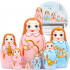 Angels Russian Nesting Dolls Set 7 Pcs - Guardian Angel Figurines - Angels Matryoshka Doll