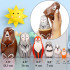 Wild Animals Russian Nesting Dolls Set of 7 pcs - Matryoshka Dolls as Forest Animals Figures