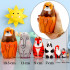 Zoo Animals Nesting Dolls Set 7 pcs - Russian Dolls as Cute Zoo Animal Figures