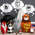 Personalized Zoo Animals Nesting Dolls Set of 7 Pcs Hand-Painted - Custom Name Gifts