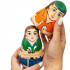Golfers Nesting Dolls Set 7 pcs - Russian Dolls for Golf Decor - Matryoshka with Golf Decorations
