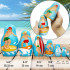 Surfing Beach Theme Nesting Dolls