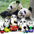 Handcrafted Panda Nesting Dolls