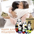 Handcrafted Panda Nesting Dolls