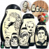 Russian Writers Nesting Dolls Set of 7