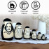 Hand Painted Russian Nesting Dolls Set – Famous World Writers 7 pcs