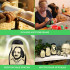 Poets Nesting Dolls Set – 7 Handcrafted Wood Figures of Classic Writers – Literary Decor Gift