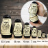 Set of Nesting Dolls with Russian Writers' Portraits 7 Pcs - Unique Gift for Literature Collectors