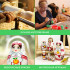 Hand-Painted Wooden Nesting Dolls Set in Traditional Folk Costumes