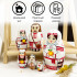 Hand-Painted Wooden Nesting Dolls Set in Traditional Folk Costumes