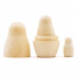 Lot of Blank Nesting Dolls of 10 Sets by 3 pcs - Wooden Dolls Unfinished