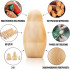 Unpainted Matryoshka Lot of 20 Sets by 3 pcs - Blank Nesting Dolls Unfinished