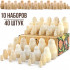 Unpainted Blank Russian Nesting Dolls Lot of 10 Sets by 4 pcs - DIY Blank Doll Wooden