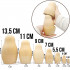 Blank Russian Nesting Dolls Set 7 pcs - Paint Your Own Matryoshka - DDIY Blank Doll for Craft