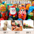 Blank Russian Nesting Dolls Set 7 pcs - Paint Your Own Matryoshka - DDIY Blank Doll for Craft