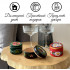 3 pcs Round Wooden Jewelry Box with Slavic Floral Design - Decorative Wooden Boxes Vanity Decor