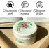 White Round Ring Bearer Box with Floral Pattern -  Wooden White Jewelry Box Trinket Container