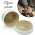 Round White Vintage Jewelry Box with Cornflowers - Decorative Wooden Storage Box