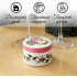 White Ring Box for Proposal with Hand Painted Flowers - White Wooden Box Floral Design