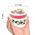 White Ring Box for Proposal with Hand Painted Flowers - White Wooden Box Floral Design
