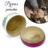 White Jewelry Box Floral Design with Hand Painted Hydrangea Flowers - Round Wood Trinket Box with Lid
