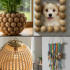 Unfinished Wooden Ball 30 mm with 2 mm Hole for DIY