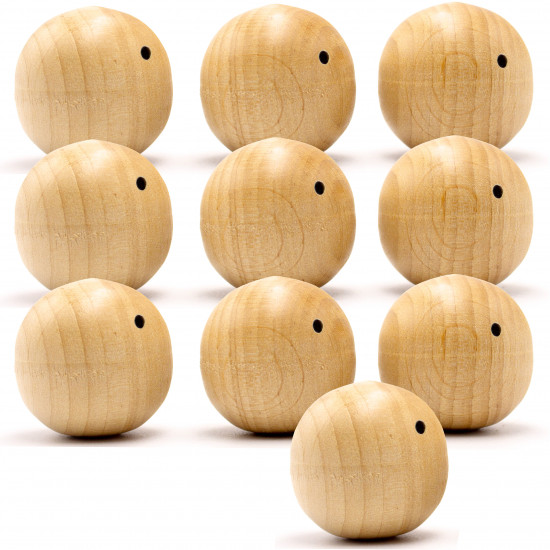 Wooden Craft Balls Set