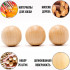 30mm Hardwood Balls Natural Unfinished Wooden Round Balls for DIY Projects, 25 Pcs