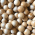 18 Pieces Unfinished Round Wood, Natural Wooden Balls (35mm)